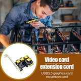 Pi+® (PiPlus®) PCI-E 1X to External 4 USB 3.0 Adapter Multiplier Card