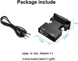 Pi+®(PiPlus®) HDMI to VGA Audio Output Cable Computer Set-top Box Converter Connector Adapter