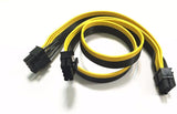 Pi+® (PiPlus®) 8 Pin Male to dual 8Pin (6+2) Pin Male PCIe Power Cable for Cooler Master PSU