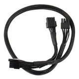 Pi+® (PiPlus®) 8 Pin Male to Dual 8 Pin (6+2) Male PCI Express Power Adapter Cable for EVGA PSU