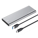 Pi+® (PiPlus®) M.2 SATA USB 3.1 Gen 2 Type-C Output SSD External Enclosure Case (Does Not Support NVME)