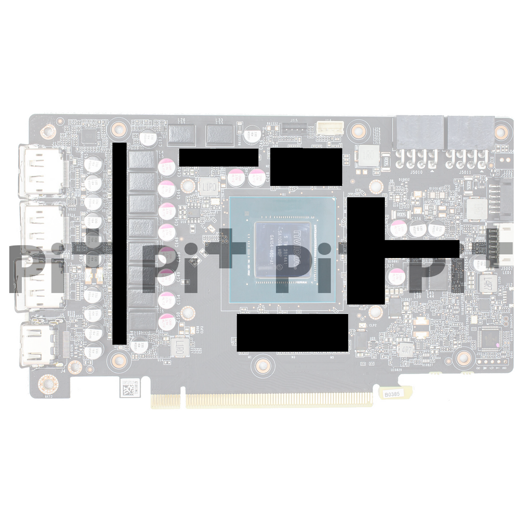 Pre-Cut Thermal Pads for Zotac 3070 Ti  / AMP HOLO / TRINITY ( Higher Quality Thermal Pad )