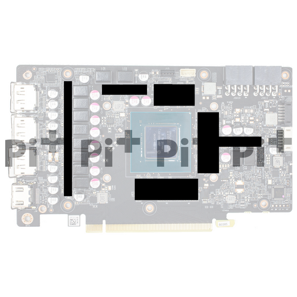 Pre-Cut Thermal Pads for Zotac 3070 Ti  / AMP HOLO / TRINITY ( Higher Quality Thermal Pad )